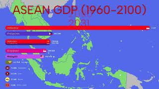 ASEAN Countries by GDP 19602100 UPDATED 2024 [upl. by Casanova]