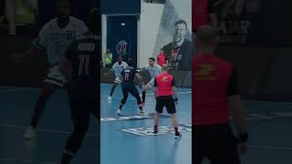 Amazing shot 🥵🎭 trending youtubeshorts handballvideos handballgame handballmatch handball [upl. by Tonina]