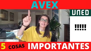 CÓMO APROBAR en la UNED AVEX😱5 COSAS IMPORTANTES [upl. by Eneli]