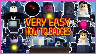 Roblox  How to get Badge in Simple Skibidi RP 20 Part 1 [upl. by Quintus]