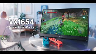 ViewSonic GAMING  VX1654 Gaming Monitor – No Matter Where You Game [upl. by Saunderson]