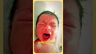 Born baby crying sound 😭😭😭after to birth and beautiful moment trending baby cute [upl. by Ophelie984]