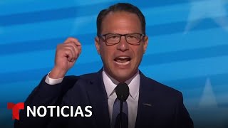 Josh Shapiro habla sobre la libertad en la Convención Nacional Demócrata 2024  Noticias Telemundo [upl. by Kiel716]