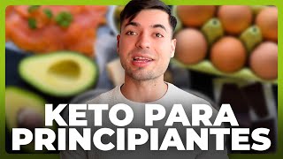 Cómo Hacer una Dieta KETO Guía para Principiantes [upl. by Alios164]