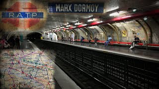 RATP Paris Metro Original Marx Dormoy Station Uncovered [upl. by Ordnasela468]