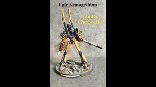 Army showcase Epic scale Eldar iyanden [upl. by Elysha179]