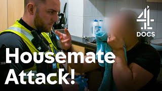 Police Arrest After Housemate Attack  999 Whats Your Emergency  Channel 4 [upl. by Roid]