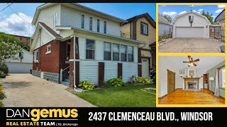 2437 Clemenceau Blvd Windsor [upl. by Nehtanhoj]