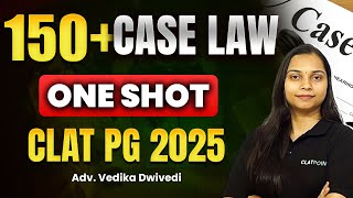 150 Landmark Cases for CLAT PG 202526  Important judgement for CLAT PG LLM Exam by CLAT POINT PG [upl. by Iaj]