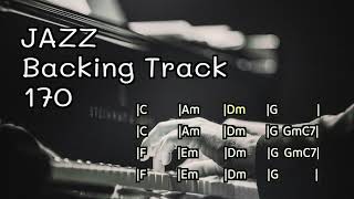 【Jazz Backing Track】【1625amp4325】in C 170BPM Jazz Backing Track Please enjoy your JAM [upl. by Ecinaej]