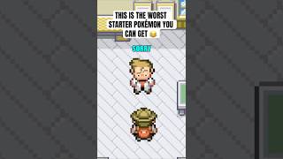 The worst starter Pokémon you can get 😂 pokemon shorts [upl. by Euqnomod]