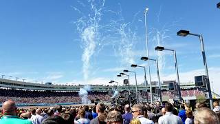 Nascar Anthem Pyro amp Flyover Phoenix 2019 [upl. by Hahsia]