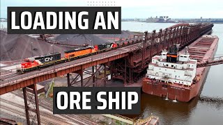 Loading An Ore Ship The Massive Mesabi Miner [upl. by Aurelea]