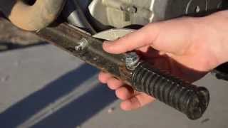 DR650se 7 Highway Pegs pt 2 Sandblast Paint and Vibration dampening [upl. by Nixie]