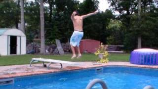 Huge Gainer Off Diving Board [upl. by Nevart]