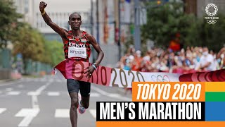 Kipchoge 🇰🇪 wins marathon gold again 🥇  Tokyo Replays [upl. by Nitsua]