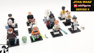 LEGO Star Wars Custom Minifgure Series 3 Canon SpinOff Movies Clone Wars Rogue One and Solo [upl. by Aramen]