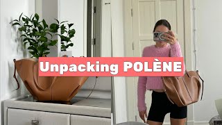 Unpacking Polene Cyme Bag  Распаковка новой сумки от бренда Polene [upl. by Aienahs252]