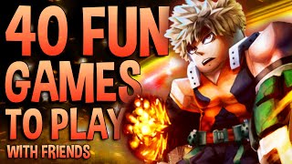 Top 40 Most Fun Roblox Games to play with Friends MUST WATCH [upl. by Ahseyn]