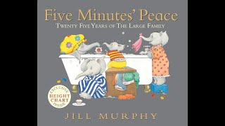 Five Minutes Peace The Large Family  Bedtime stories for kids childrens books read aloud [upl. by Ainyt846]