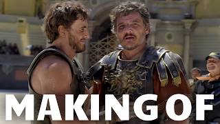 Making Of GLADIATOR 2 2024  Best Of Behind The Scenes Stunt Action amp Set Visit With Pedro Pascal [upl. by Ednew681]