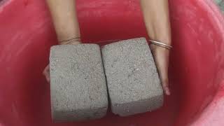 Gritty grainy sand cement crumbling in water 💦💦 SA ASMR [upl. by Enniotna843]