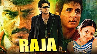 Raja Full Hindi Dubbed South Action Movie  Ajith Kumar Jyothika Priyanka Trivedi Sonu Sood [upl. by Ameehsat]