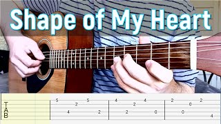 Sting  Shape of My Heart  Guitar Cover Tabs [upl. by Charissa]