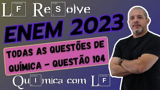 Questão 104 ENEM 2023 O vidro contendo alumínio em sua composição é um excelente material [upl. by Airbmat]