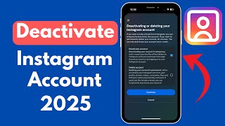 How To Deactivate Instagram Account 2025 [upl. by Shirleen]