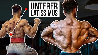 SO kriegst Du einen RICHTIG BREITEN Rücken Unterer Latissimus RICHTIG trainieren [upl. by Korrie]