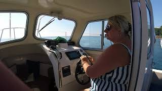 Normandydog to Havelet Bay for the weekend Orkney Pilothouse 20 mk3 [upl. by Innos]