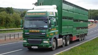 TRUCKS LORRIES NEAR DUNDEE SCOTLAND 2009 [upl. by Ferro]