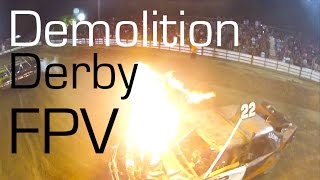 Demolition Derby FPV Aerial Video  RCTESTFLIGHT [upl. by Peria]