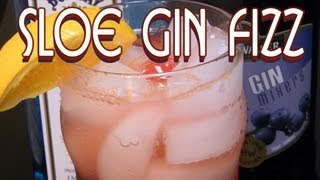 How to Make a Sloe Gin Fizz  theFNDCcom  Gin Mixed Drinks [upl. by Annet]