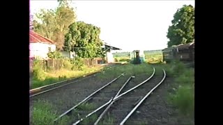 Estação Val de Palmas Bauru SP 1988 Carros Sucateados NOB [upl. by Ozne368]