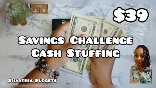 Savings Challenge Cash Stuffing 💸 [upl. by Llevrac]