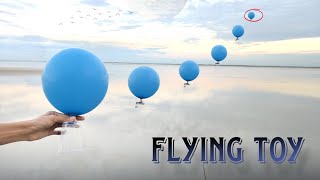 How to make a very simple Flying Toy using Balloon  Nirab KB [upl. by Annis]