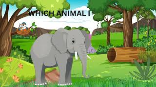 JUNGLE ANIMALS Kids Poem l Kids Poem l Kids Learning Poem l Kids Learning Video l Kids Learning [upl. by Yrailih]