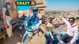 BMW s1000RR Ko Public Reaction Mila Jaisalmer Ki Galiyon Me 🤣 [upl. by Teage]