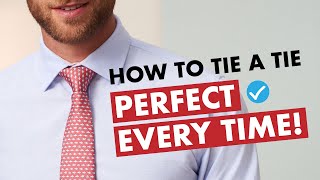 How to Tie a Tie  The Half Windsor Knot Easy Method [upl. by Vitia708]