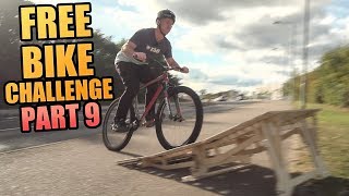 THE FREE BIKE CHALLENGE  PART 9  THE KICKER RAMP [upl. by Kegan163]