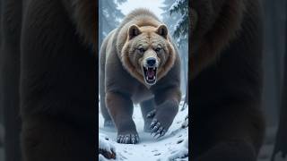 Clash of Titans The BearWolf Standoffquot quotThe Beast of the Frozen Wilds BearWolf Hybridquot shorts [upl. by Harvard]