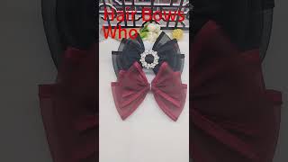 How to make a hair bows for girls hair bow wholesale [upl. by Orhtej]