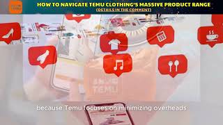 How to Navigate Temu Clothing’s Massive Product Range [upl. by Paehpos]