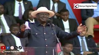 HOT Raila Odingas speech in front of Ruto at Ulinzi Stadium as he mourns General Francis Ogolla [upl. by Amelie120]