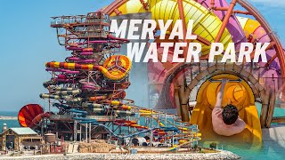 Craziest Water Park in the World NEW Meryal Waterpark Qatar Slide POVs [upl. by Yendis]