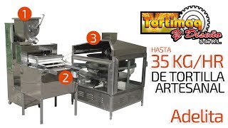 Maquina para hacer tortilla a mano tortilla artesanal  Máquina Adelita  tortimaqcommx [upl. by Imas937]