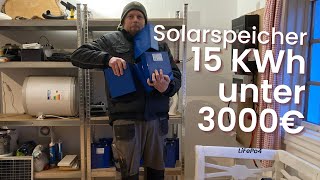 15 KWh Batteriespeicher für unter 3000 Euro selber bauen mit Catl 302Ah Zellen Teil 1 [upl. by Fronia]