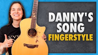 How to STRUM amp FINGERPICK Dannys Song in 10 Minutes [upl. by Menis534]